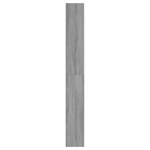 Παπουτσοθήκη Γκρι Sonoma 60x21x163,5 εκ. από Επεξεργ. Ξύλο