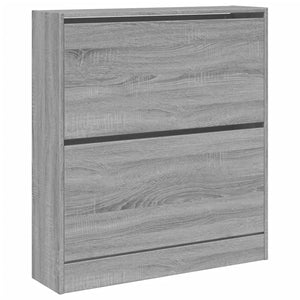 Παπουτσοθήκη Γκρι Sonoma 80x21x87,5 εκ. από Επεξεργ. Ξύλο - Pakobazaar