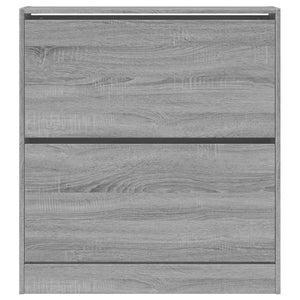 Παπουτσοθήκη Γκρι Sonoma 80x21x87,5 εκ. από Επεξεργ. Ξύλο - Pakobazaar