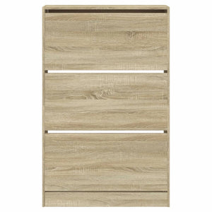 Παπουτσοθήκη Sonoma Δρυς 80x21x125,5 εκ. από Επεξεργασμένο Ξύλο - Pakobazaar