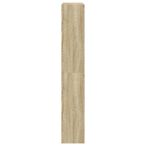 Παπουτσοθήκη Sonoma Δρυς 80x21x125,5 εκ. από Επεξεργασμένο Ξύλο - Pakobazaar
