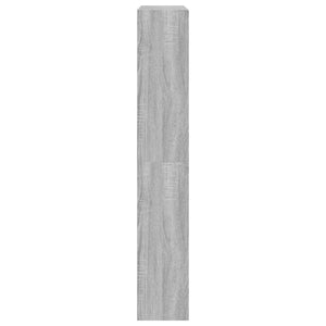 Παπουτσοθήκη Γκρι Sonoma 80x21x125,5 εκ. από Επεξεργ. Ξύλο