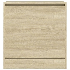 Παπουτσοθήκη Sonoma Δρυς 60x34x63,5 εκ. από Επεξεργασμένο Ξύλο