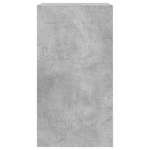 Παπουτσοθήκη Γκρι Σκυροδέματος 60x34x63,5εκ. Επεξεργασμένο Ξύλο