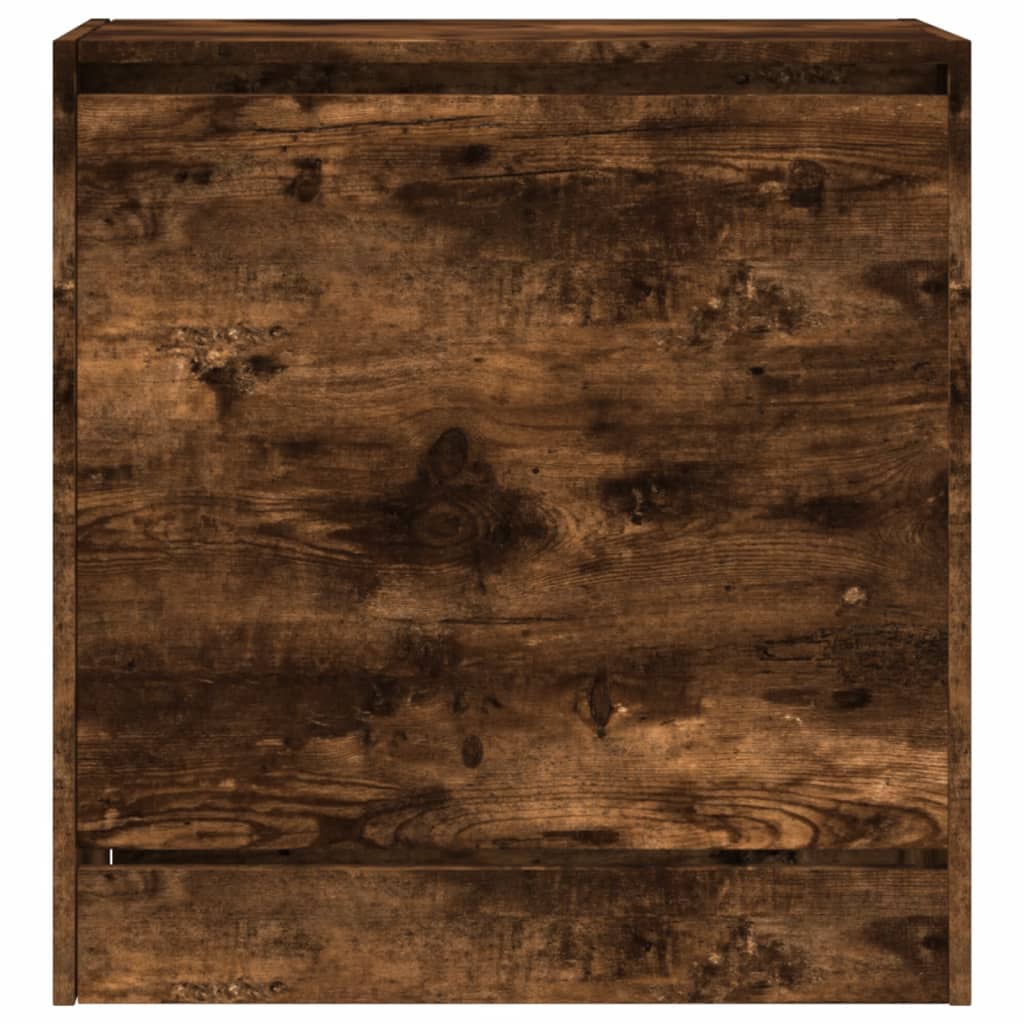 Παπουτσοθήκη Καπνιστή Δρυς 60x34x63,5 εκ. από Επεξεργ. Ξύλο - Pakobazaar
