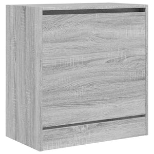 Παπουτσοθήκη Γκρι Sonoma 60x34x63,5 εκ. από Επεξεργ. Ξύλο