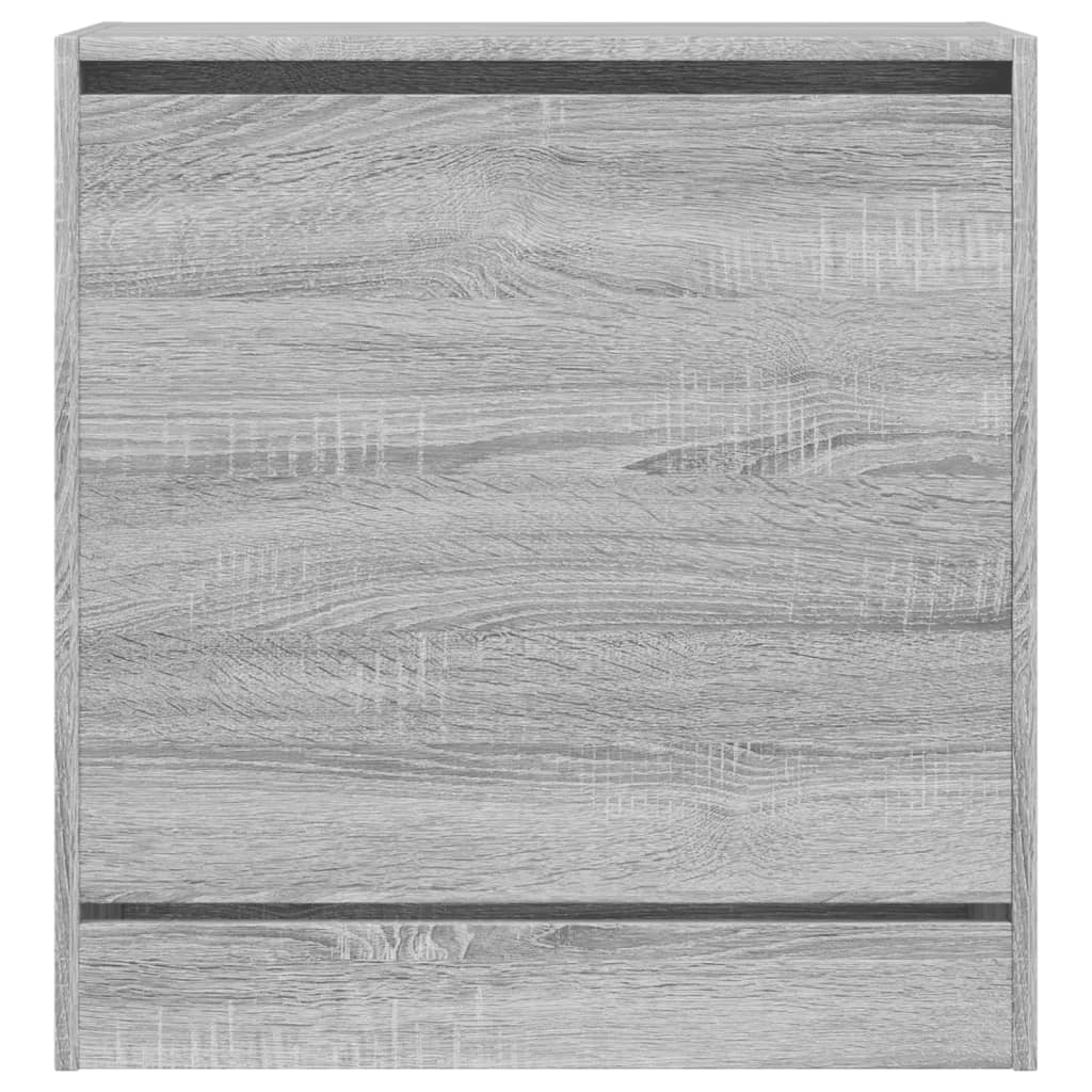 Παπουτσοθήκη Γκρι Sonoma 60x34x63,5 εκ. από Επεξεργ. Ξύλο