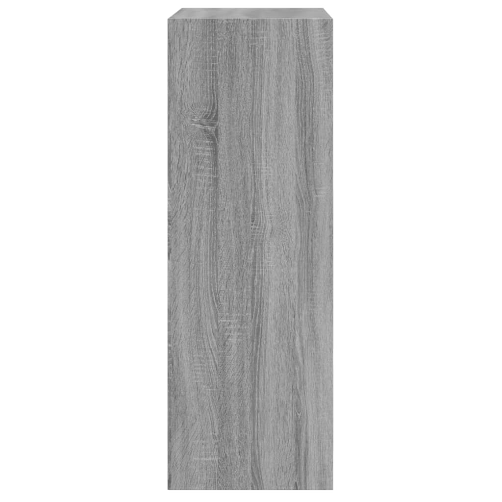 Παπουτσοθήκη Γκρι Sonoma 60x34x96,5 εκ. από Επεξεργ. Ξύλο