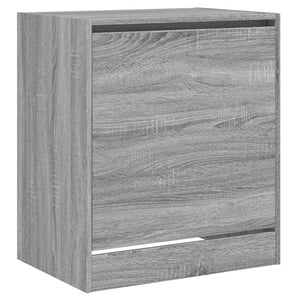 Παπουτσοθήκη Γκρι Sonoma 60x42x69 εκ. από Επεξεργ. Ξύλο
