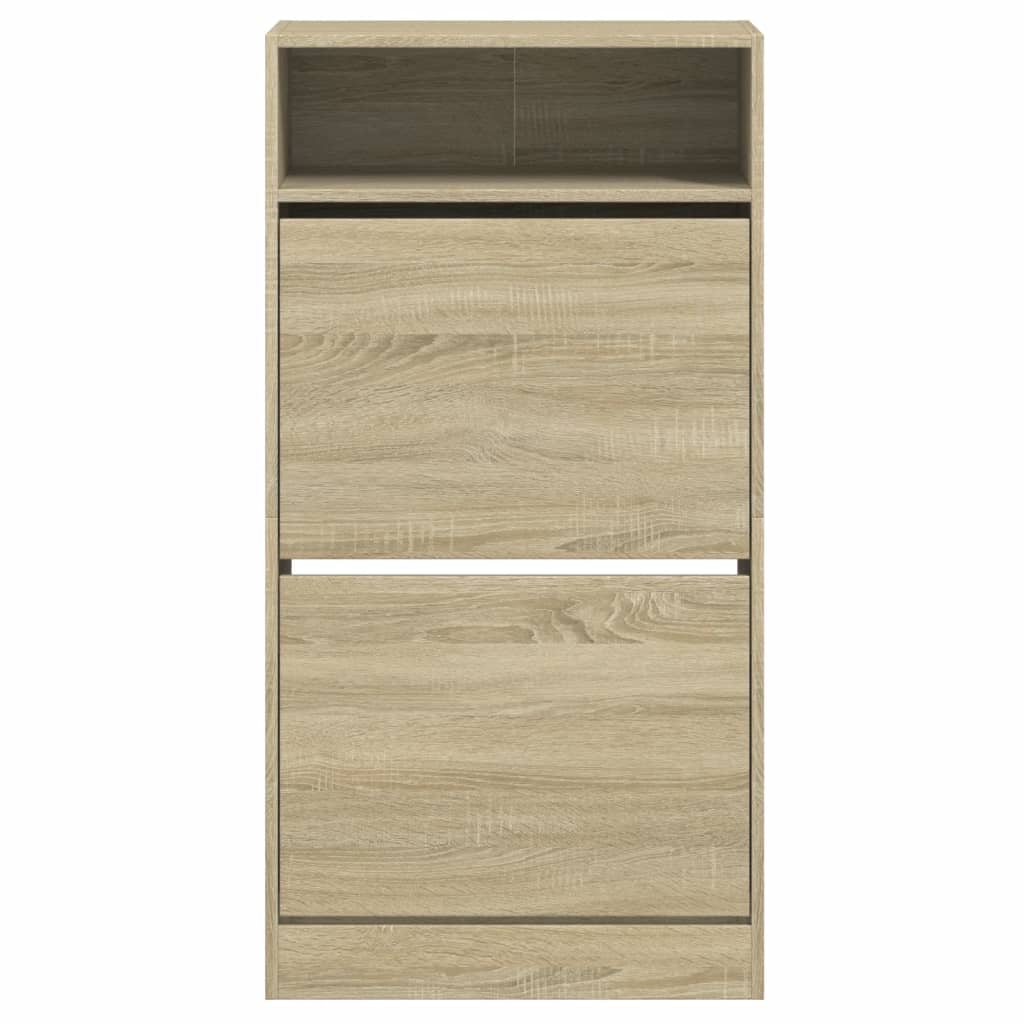 Παπουτσοθήκη Sonoma Δρυς 60x34x116 εκ. από Επεξεργασμένο Ξύλο