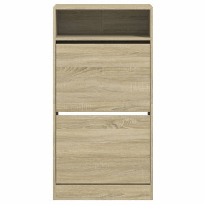 Παπουτσοθήκη Sonoma Δρυς 60x34x116 εκ. από Επεξεργασμένο Ξύλο