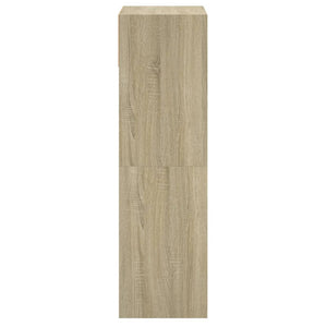 Παπουτσοθήκη Sonoma Δρυς 60x34x116 εκ. από Επεξεργασμένο Ξύλο