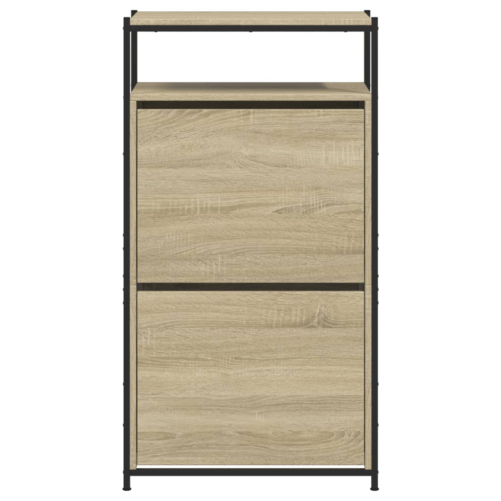 Παπουτσοθήκη Sonoma Δρυς 60x34x112 εκ. από Επεξεργασμένο Ξύλο