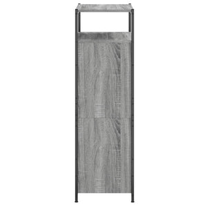 Παπουτσοθήκη Γκρι Sonoma 60x34x112 εκ. από Επεξεργ. Ξύλο