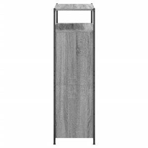 Παπουτσοθήκη Γκρι Sonoma 75x34x112 εκ. από Επεξεργασμένο Ξύλο