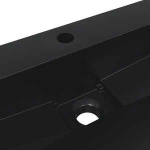 Νιπτήρας Μαύρος Ματ 50x38x11 εκ. Συνθετικός από Τεχνητό Μάρμαρο - PAKOBAZAAR