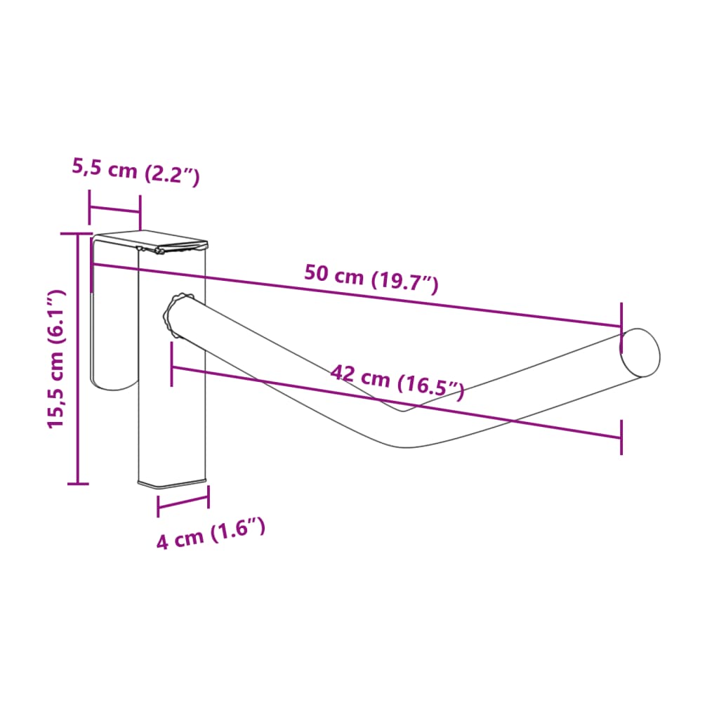 Καβαλέτο Σέλας με Γάντζο για Χαλινάρι Φορητό Μαύρο Σιδερένιο - PAKOBAZAAR