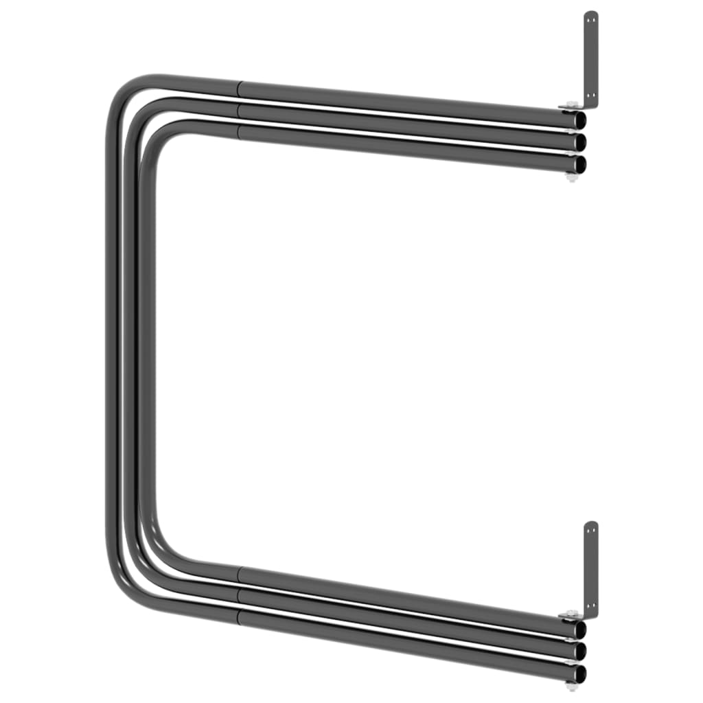 Βάση Μαξιλαριού Σέλας με 3 Βραχίονες Μαύρη Σιδερένια - PAKOBAZAAR