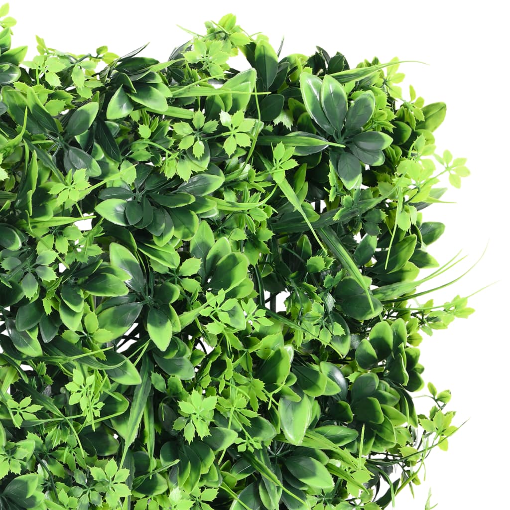 Φράχτης 6 Τεμ. Πράσινος 40 x 60 εκ. από Τεχνητά Φύλλα