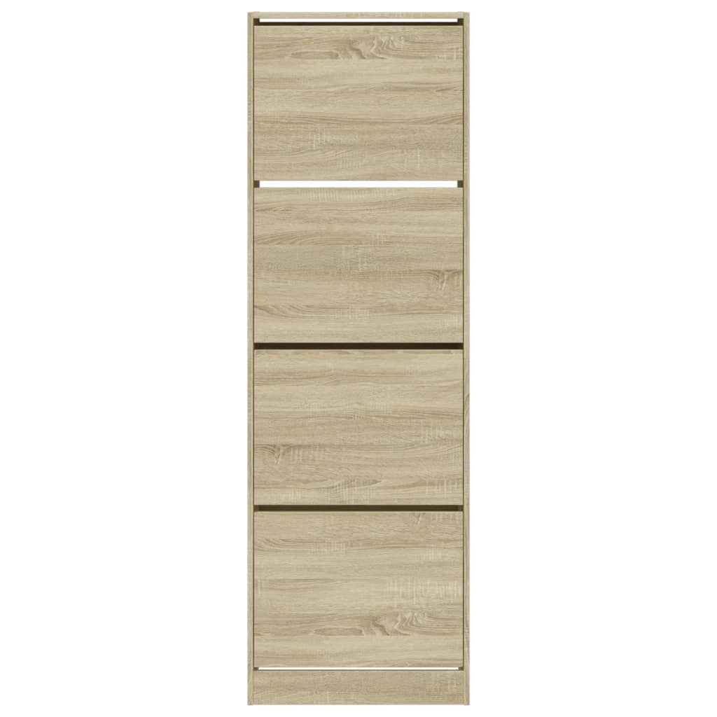 Παπουτσοθήκη με 4 Ανακλ. Συρτάρια Sonoma Δρυς 60x34x187,5 εκ.