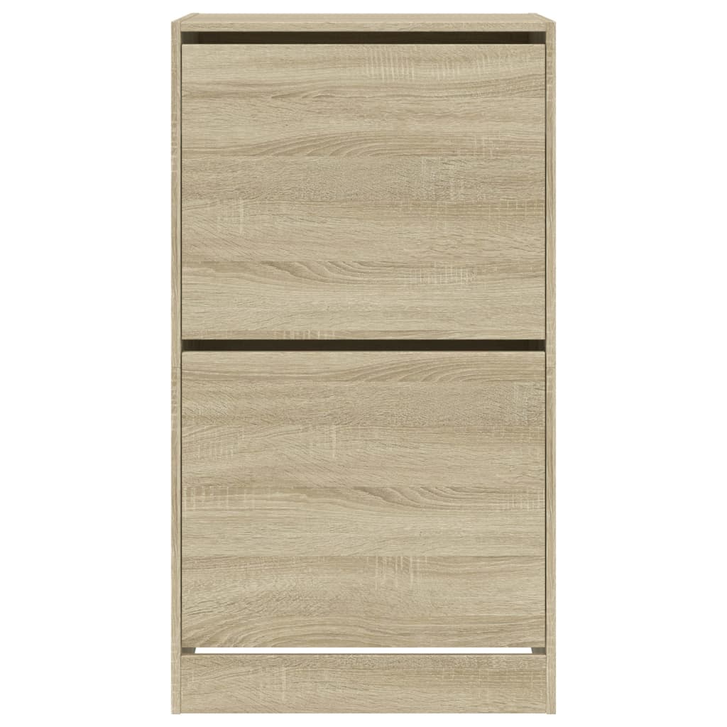 Παπουτσοθήκη με 2 Ανακλ. Συρτάρια Sonoma Δρυς 60x42x108 εκ.