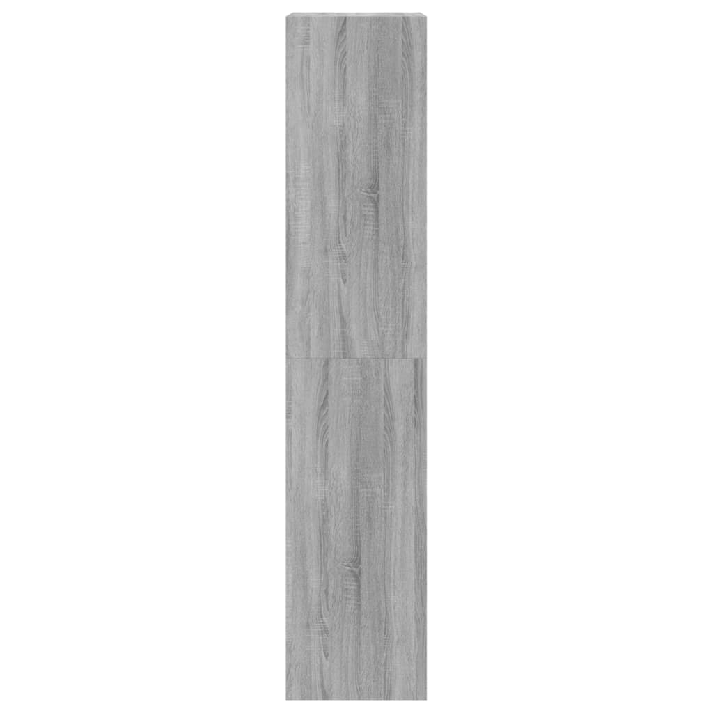 Παπουτσοθήκη με 4 Ανακλ. Συρτάρια Γκρι Sonoma 60x42x204 εκ.