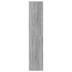 Παπουτσοθήκη με 4 Ανακλ. Συρτάρια Γκρι Sonoma 60x42x204 εκ.