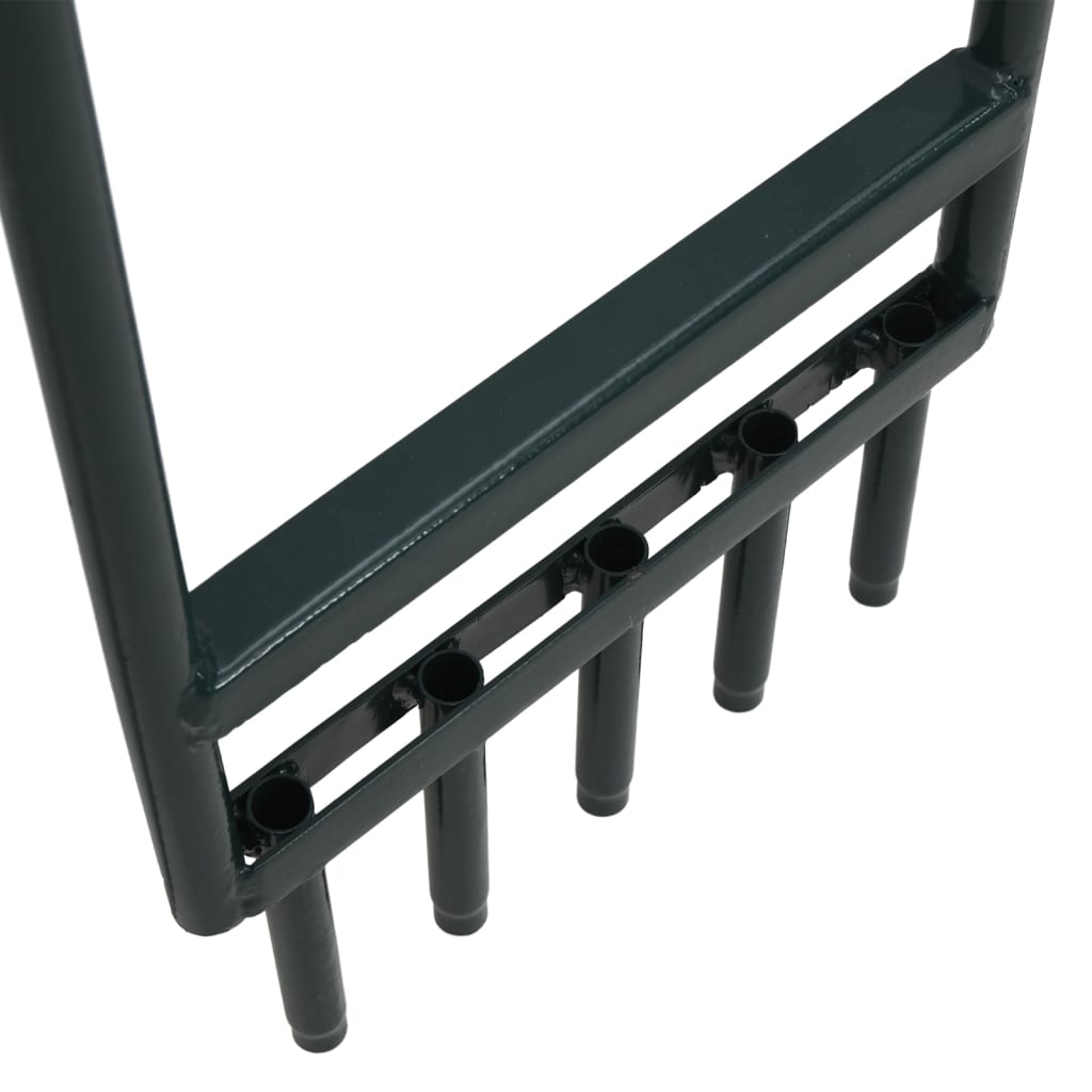 Εξαερωτήρας Γκαζόν 5 Κοίλα Δόντια Πράσινος Χάλυβας Ηλ. Πούδρα - PAKOBAZAAR