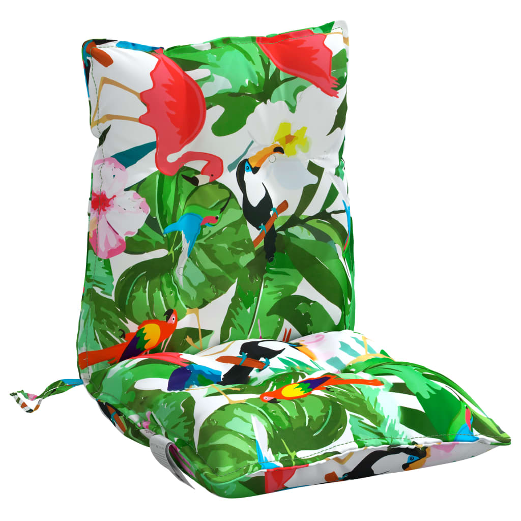 Μαξιλάρια Καρέκλας με Πλάτη 2 τεμ. Πολύχρωμα Ύφασμα Oxford