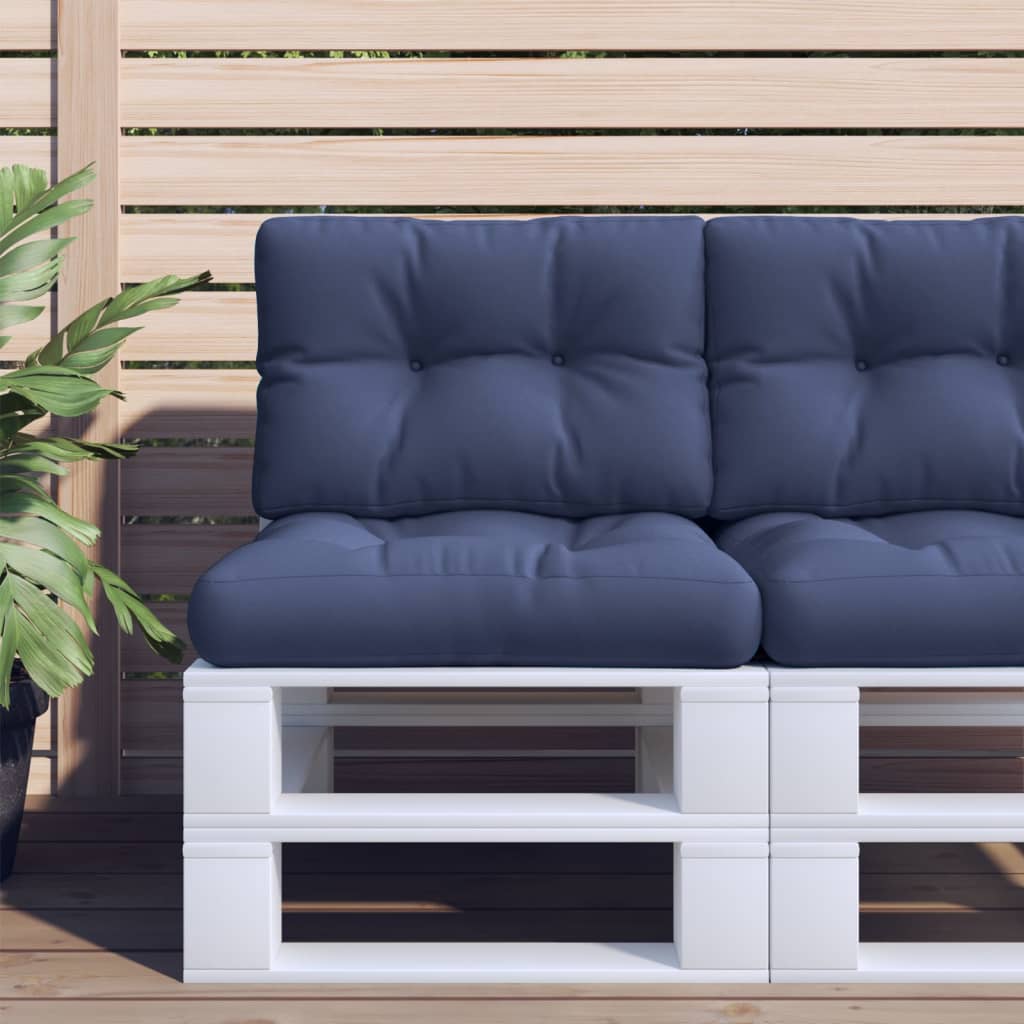 Μαξιλάρι Παλέτας Ναυτικό Μπλε 60 x 40 x 12 εκ. Υφασμάτινο - Pakobazaar