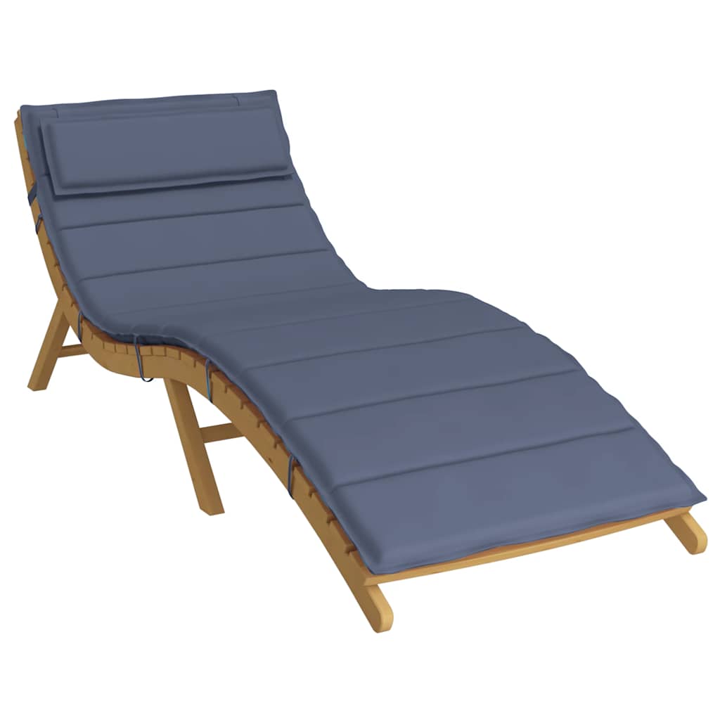 Μαξιλάρι Ξαπλώστρας Ναυτικό Μπλε 180x60x4 εκ. από Ύφασμα Oxford - Pakobazaar