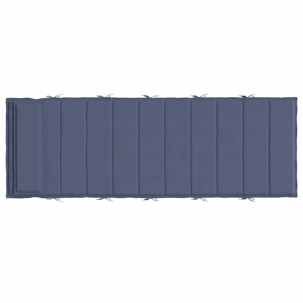 Μαξιλάρι Ξαπλώστρας Ναυτικό Μπλε 180x60x4 εκ. από Ύφασμα Oxford - Pakobazaar