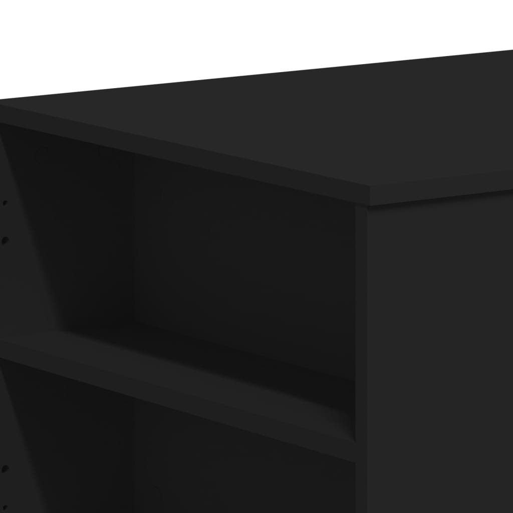 Τραπεζάκι Σαλονιού Μαύρο 102 x 55 x 42 εκ. από Επεξεργ. Ξύλο - Pakobazaar