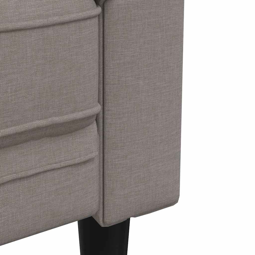 Πολυθρόνα Chesterfield Taupe Υφασμάτινη