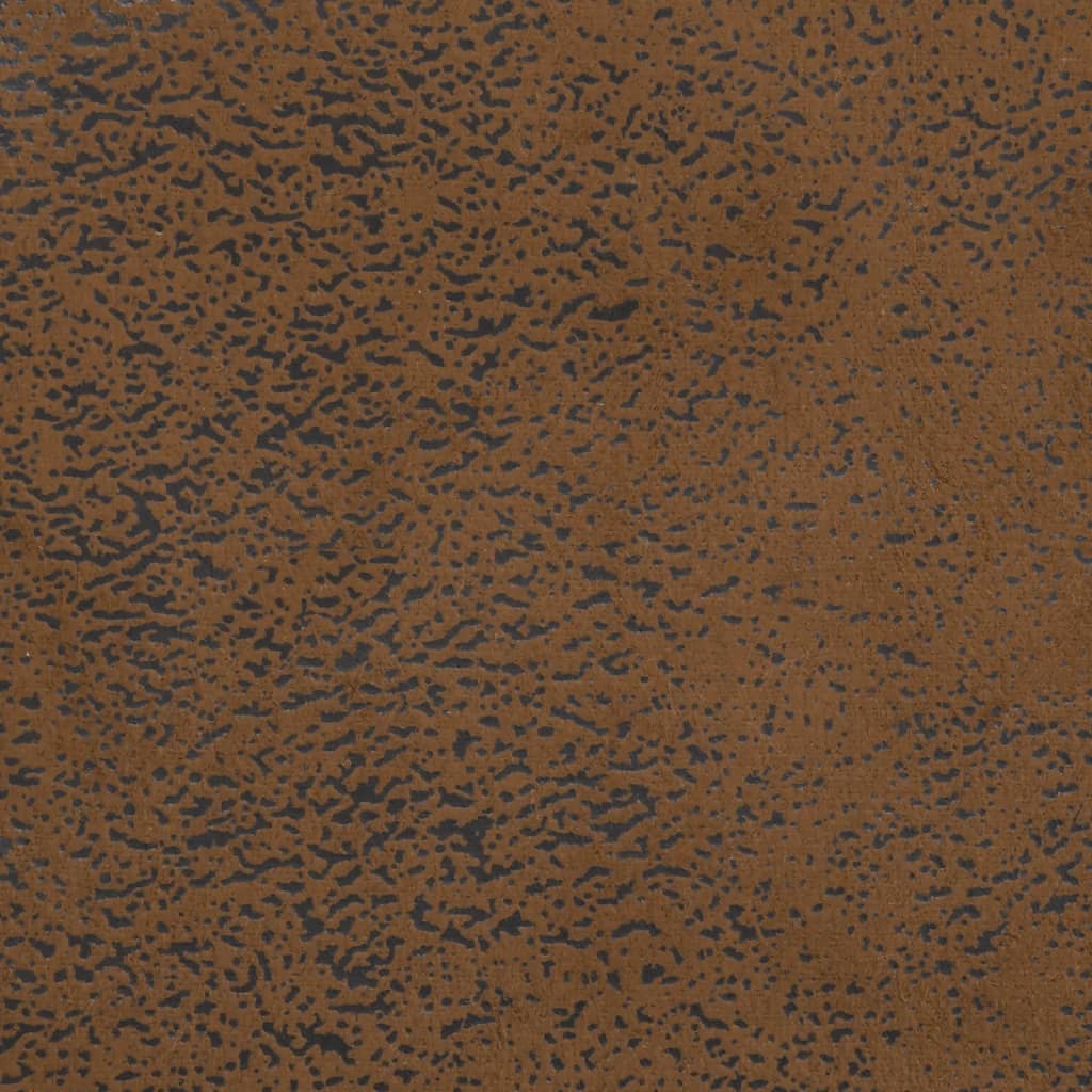 Καναπές Chesterfield 2-θέσιος Καφέ δέρμα Faux Suede καφέ