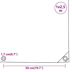 Μουσαμάς Γκρι 1 x 2,5 μ. 650 γρ./μ² - Pakobazaar