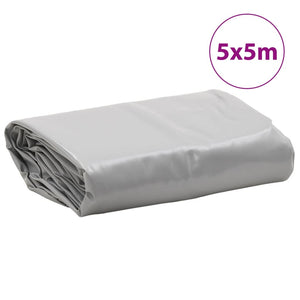Μουσαμάς Γκρι 5 x 5 μ. 650 γρ./μ² - PAKOBAZAAR