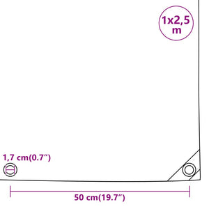 Μουσαμάς Μπλε 1 x 2,5 μ. 650 γρ./μ² - PAKOBAZAAR