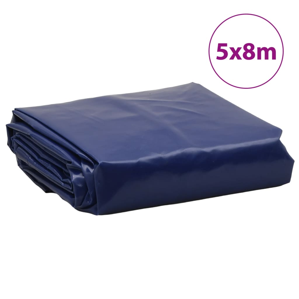 Μουσαμάς Μπλε 5 x 8 μ. 650 γρ./μ² - PAKOBAZAAR