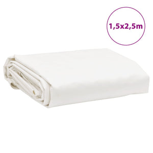 Μουσαμάς Λευκός 1,5 x 2,5 μ. 650 γρ./μ² - PAKOBAZAAR