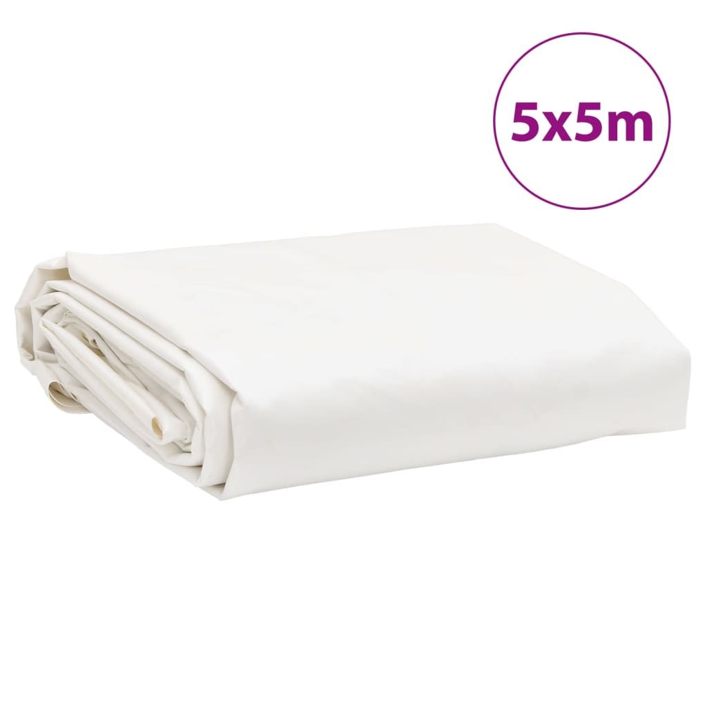Μουσαμάς Λευκός 5 x 5 μ. 650 γρ./μ² - PAKOBAZAAR