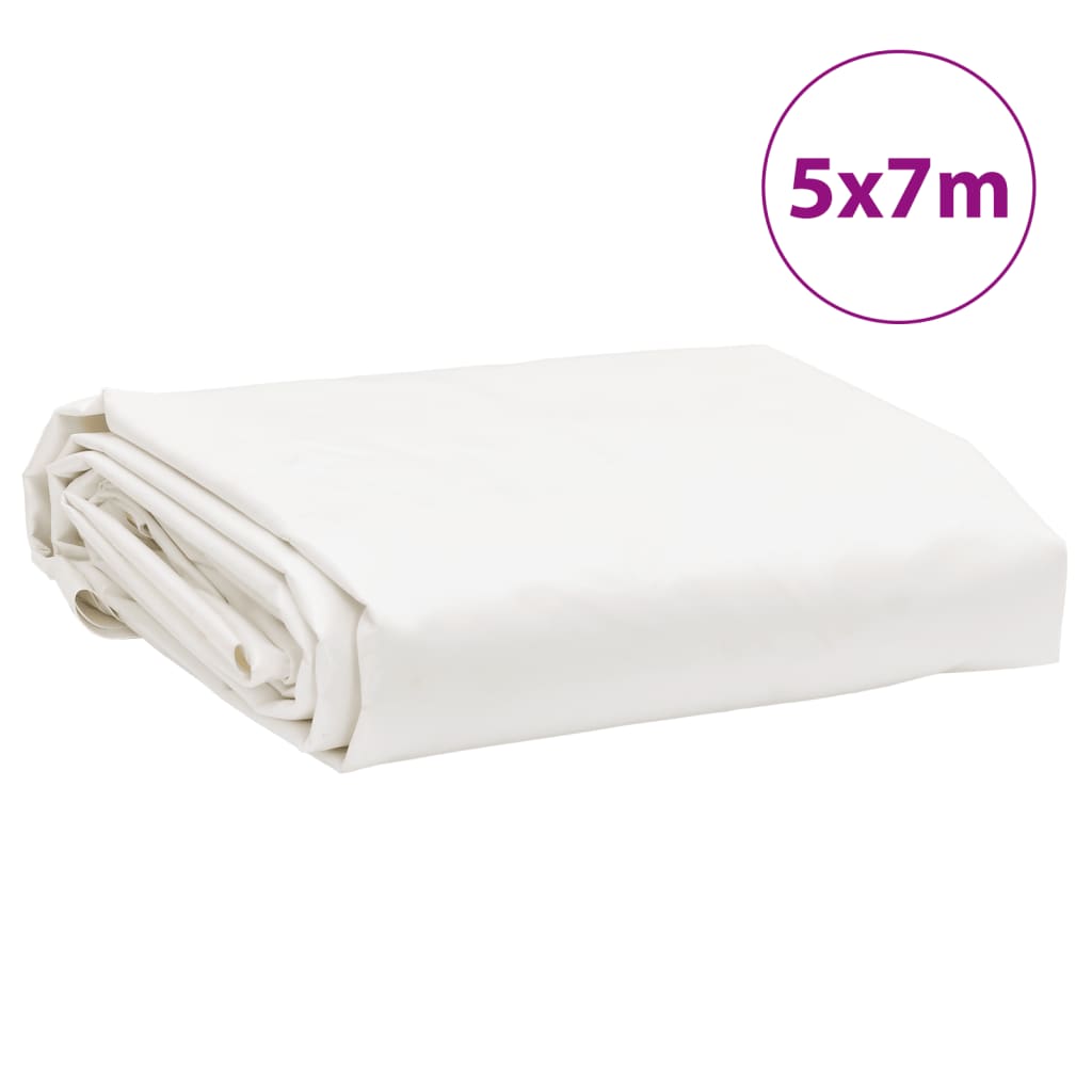 Μουσαμάς Λευκός 5 x 7 μ. 650 γρ./μ² - Pakobazaar