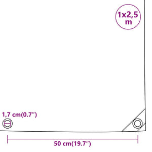 Μουσαμάς Μαύρο 1 x 2,5 μ. 650 γρ./μ² - PAKOBAZAAR