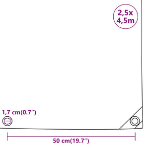 Μουσαμάς Μαύρο 2,5 x 4,5 μ. 650 γρ./μ² - PAKOBAZAAR