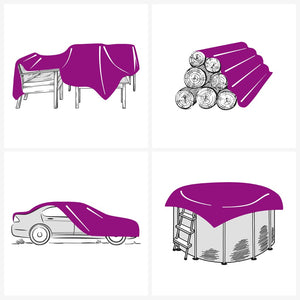 Μουσαμάς Ανθρακί 650 γρ./μ.² 3x5 μ. - PAKOBAZAAR