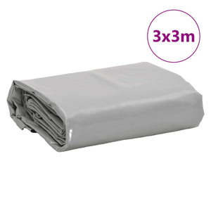 Μουσαμάς Γκρι 650 γρ./μ.² 3 x 3 μ. - PAKOBAZAAR