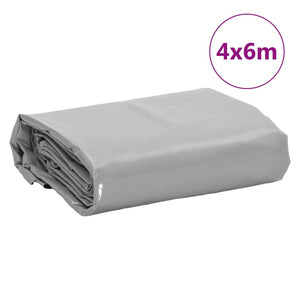Μουσαμάς Γκρι 650 γρ./μ.² 4x6 μ. - PAKOBAZAAR