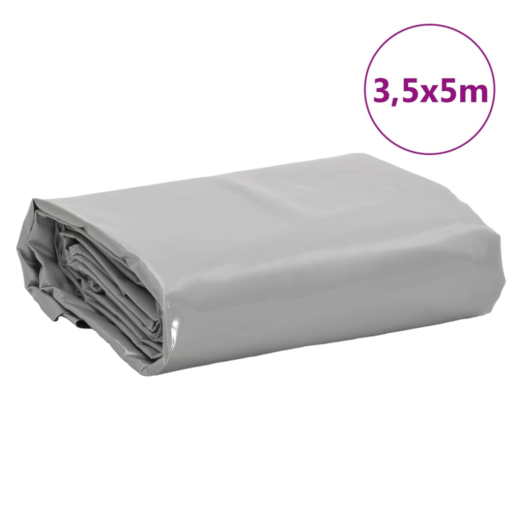 Μουσαμάς Γκρι 650 γρ./μ.² 3,5x 5 μ. - Pakobazaar