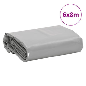 Μουσαμάς Γκρι 6 x 8 μ. 650 γρ./μ² - PAKOBAZAAR