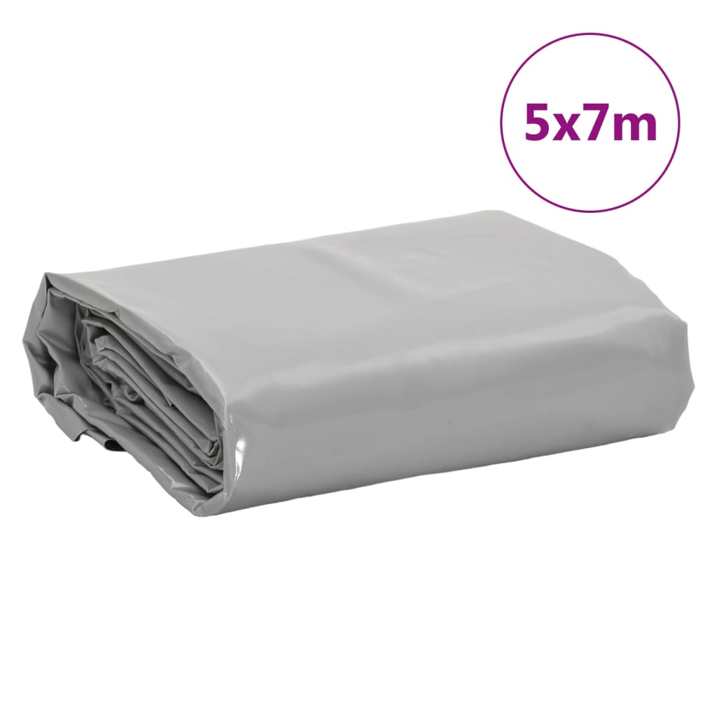 Μουσαμάς Γκρι 5 x 7 μ. 650 γρ./μ² - PAKOBAZAAR